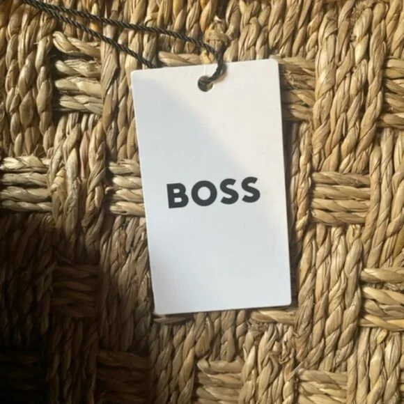 BOSS Kidswear logo-appliqué monogram backpack in black